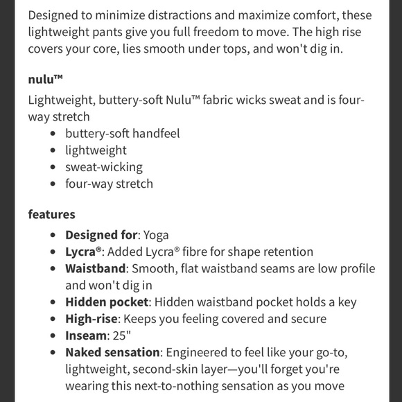 lululemon align high-rise pant 25” in purple - Picture 6 of 10